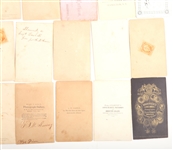 CARTES DE VISITE PORTRAITS OF MEN - LOT OF 38