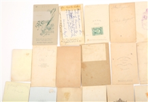 CARTES DE VISITE PORTRAITS OF MEN - LOT OF 38