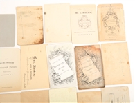 CDV PORTRAITS OF WOMEN & CHILDREN - LOT OF 30
