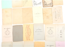 CDV PORTRAITS OF WOMEN & CHILDREN - LOT OF 30