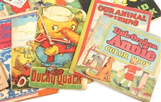 EARLY TO MID 20TH C. CHILD'S ACTIVITY BOOKS - LOT OF 13
