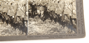 WWI ERA GENERAL PERSHING & 89TH DIVISION STEREOVIEW