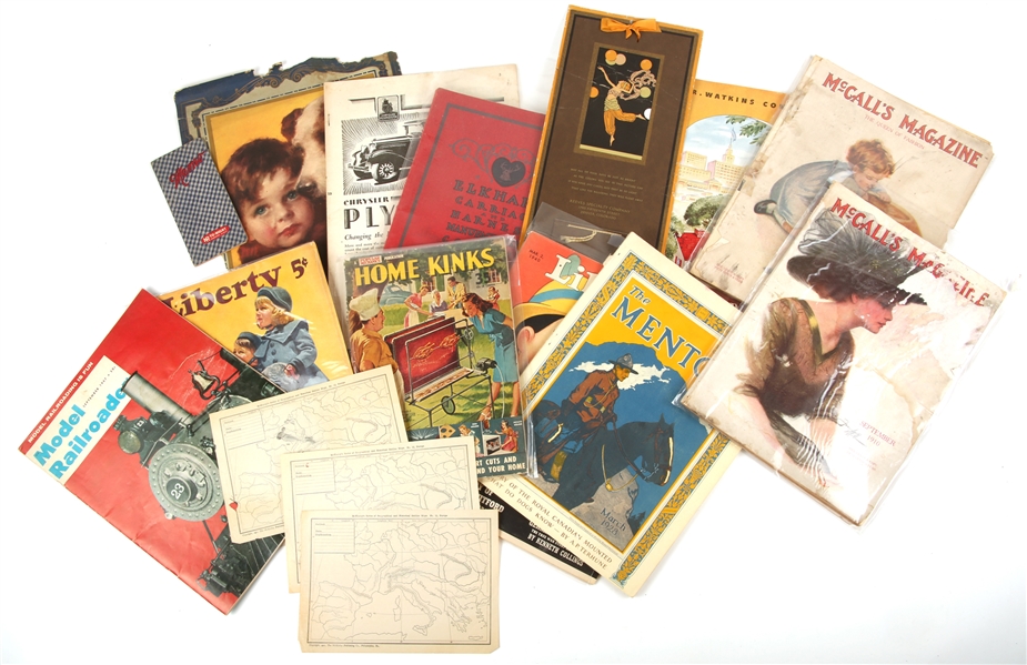 EARLY TO MID 20TH C. MAGAZINES AND EPHEMERA