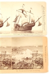 LATE 19TH C. STEREOVIEWS - GETTYSBURG & SANTA MARIA