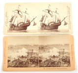 LATE 19TH C. STEREOVIEWS - GETTYSBURG & SANTA MARIA