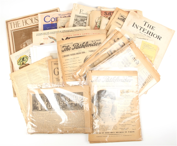 EARLY 19TH C. NEWSPAPERS, MAGAZINES AND EPHEMERA