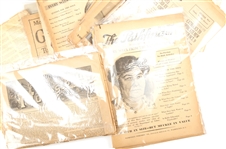 EARLY 19TH C. NEWSPAPERS, MAGAZINES AND EPHEMERA