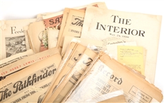 EARLY 19TH C. NEWSPAPERS, MAGAZINES AND EPHEMERA