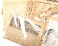 EARLY 19TH C. NEWSPAPERS, MAGAZINES AND EPHEMERA