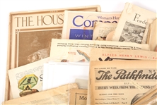 EARLY 19TH C. NEWSPAPERS, MAGAZINES AND EPHEMERA