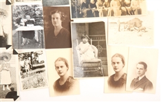 1910s-1920s ERA FAMILY PHOTOGRAPHS - LOT OF 22