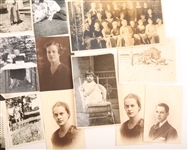 1910s-1920s ERA FAMILY PHOTOGRAPHS - LOT OF 22