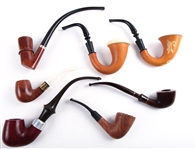 WOODEN TOBACCO PIPES - LOT OF 7
