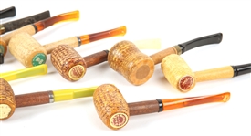 20TH C. CORN COB PIPES - LOT OF 13