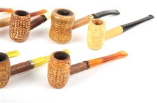 20TH C. CORN COB PIPES - LOT OF 13