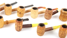 20TH C. CORN COB PIPES - LOT OF 13