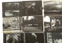 19TH C. LANTERN GLASS SLIDES - LANDSCAPES