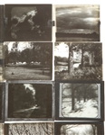 19TH C. LANTERN GLASS SLIDES - LANDSCAPES