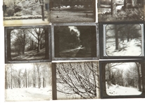 19TH C. LANTERN GLASS SLIDES - LANDSCAPES