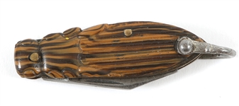 SWAN WORKS GERMANY MINIATURE CELLULOID BUG POCKETKNIFE