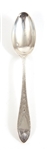 TIFFANY & CO. STERLING SILVER ENGRAVED FANEUIL TEASPOON