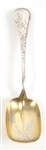 WOOD & HUGHES STERLING SILVER BRIGHT CUT SERVING SPOON