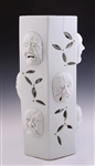 JAPANESE NOH MASK PORCELAIN UMBRELLA STAND
