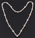 LADIES 18K WHITE GOLD DIAMOND NECKLACE 8.06 CTW