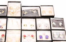 JEWELS BY PARK LANE COSTUME CLIP-ON EARRINGS