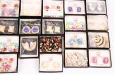 JEWELS BY PARK LANE COSTUME CLIP-ON EARRINGS