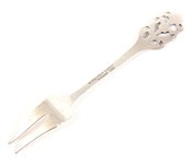 THORVALD MARTHINSEN .830 SILVER VIKING ROSE PICKLE FORK