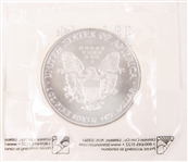 2004 .999 FINE AMERICAN SILVER EAGLES - LOT OF 2