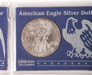 1997 .999 FINE AMERICAN SILVER EAGLES - LOT OF 3