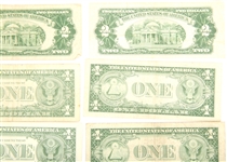 SILVER CERTIFICATES & TWO DOLLAR BILLS - LOT OF 8