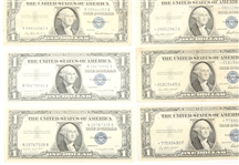 SILVER CERTIFICATES & TWO DOLLAR BILLS - LOT OF 8