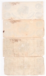 1861 STATE OF FLORIDA OBSOLETE NOTES $5 $20 $50 & $100