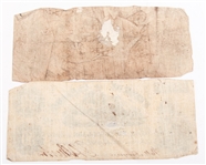 1862 STATE OF FLORIDA OBSOLETE NOTES - $5 & $50