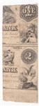 1860'S OBSOLETE CURRENCY FRACT., CONFEDERATE, MECHANICS