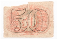 1860'S OBSOLETE CURRENCY FRACT., CONFEDERATE, MECHANICS