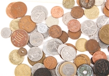 WORLD CLAD COINAGE - 516 GRAMS