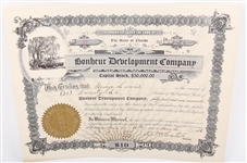 20TH C. FLORIDA STOCK AND BOND CERTIFICATES - LOT OF 2