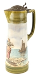 VILLEROY & BOCH METTLACH LARGE CERAMIC STEIN #2893