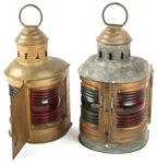 PERKO METAL MARINE NAVIGATION LIGHTS - LOT OF 2