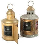 PERKO METAL MARINE NAVIGATION LIGHTS - LOT OF 2