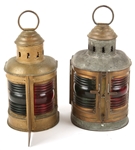 PERKO METAL MARINE NAVIGATION LIGHTS - LOT OF 2