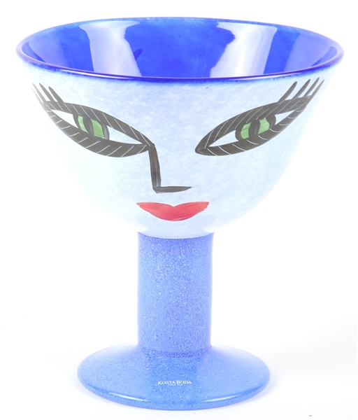 KOSTA BODA "OPEN MINDS" BOWL SIGNED BY ULRICA H-VALLIEN
