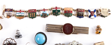 ESTATE COSTUME JEWELRY & ACCESSORIES LOT OF 20