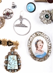 ESTATE COSTUME JEWELRY & ACCESSORIES LOT OF 20