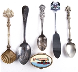 20th C. ESTATE TRAVEL SOUVENIR & POSTCARD LOT OF 17