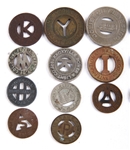 20TH CENTURY US TRANSPORTATION TOKENS LOT OF 14